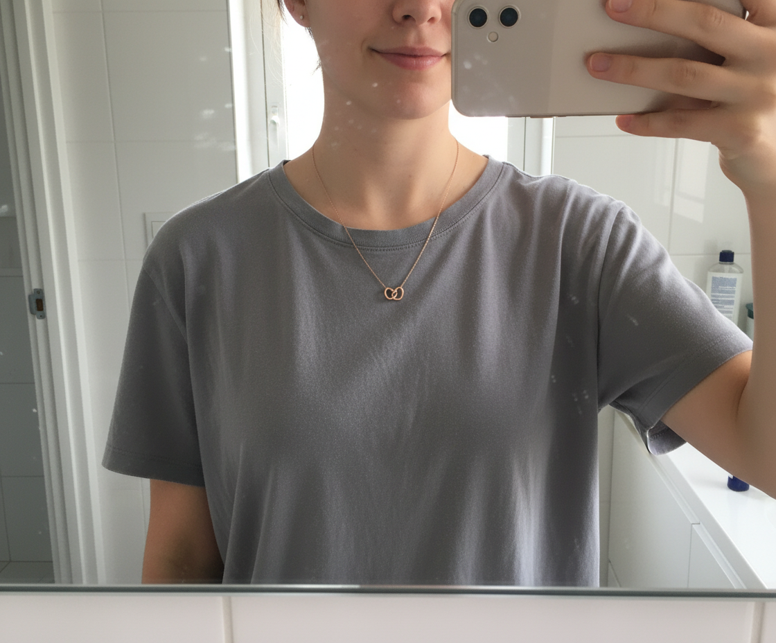 Collar puesto casual