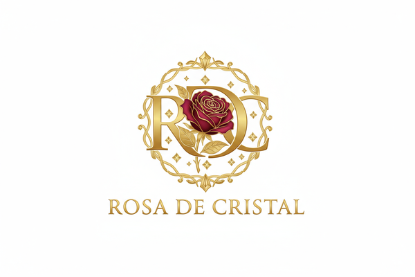 Logo monograma Rosa de Cristal